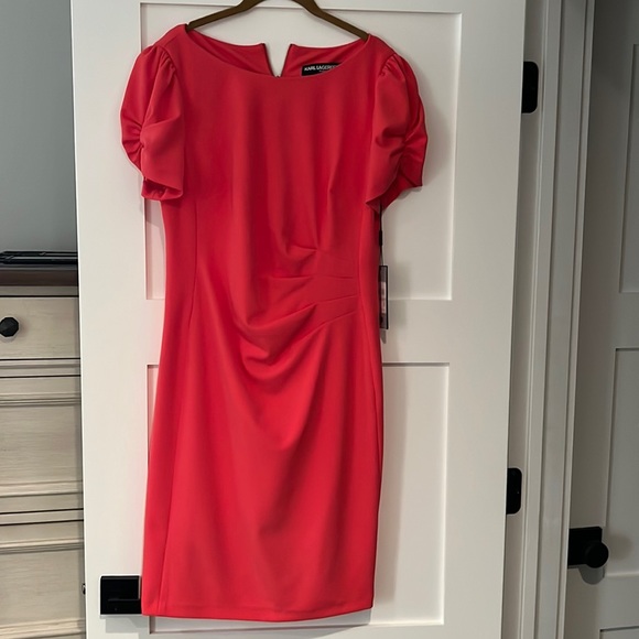 Dresses & Skirts - Karl Lagerfield dress coral size 12